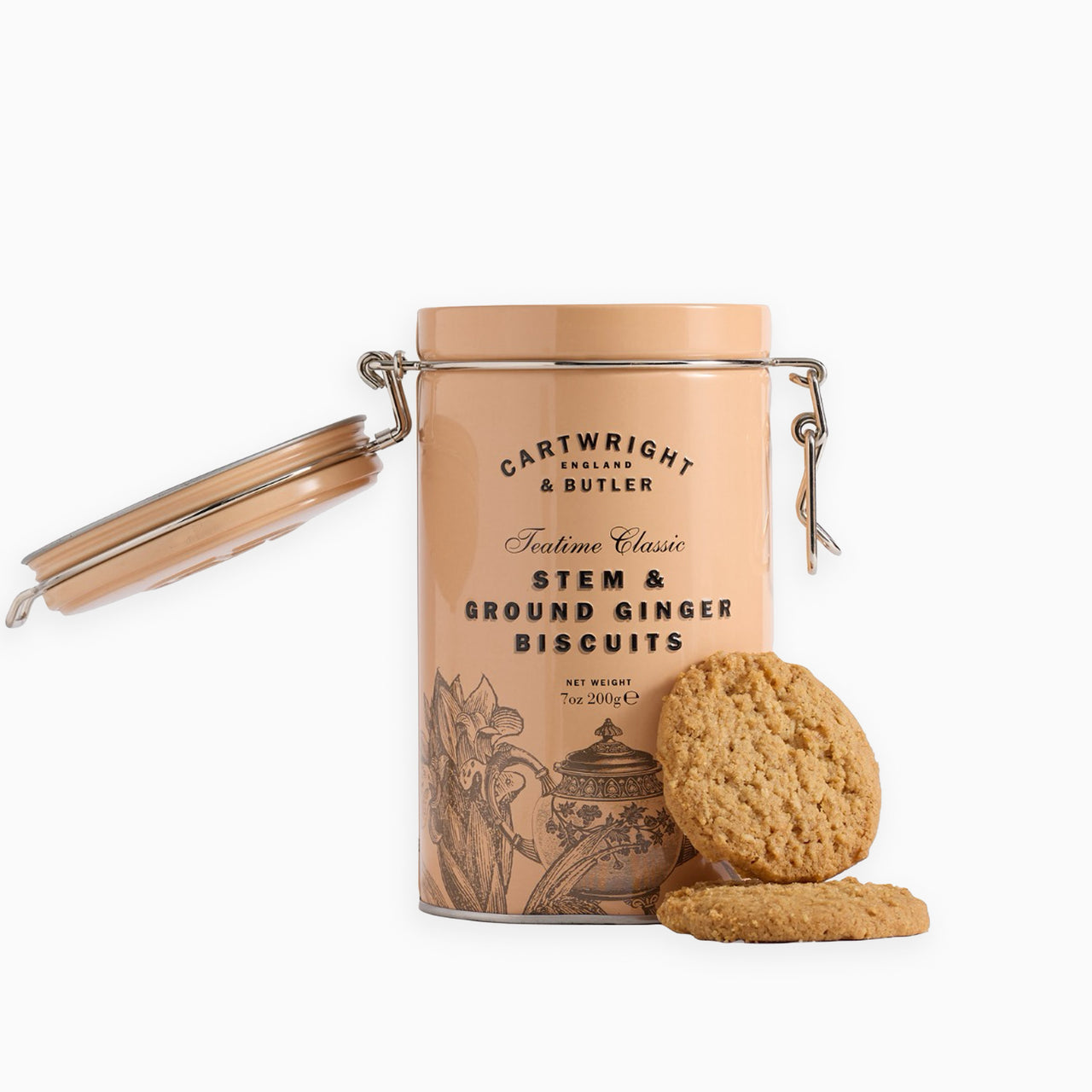 4852 - Stem & Ground Ginger Biscuits in Tin