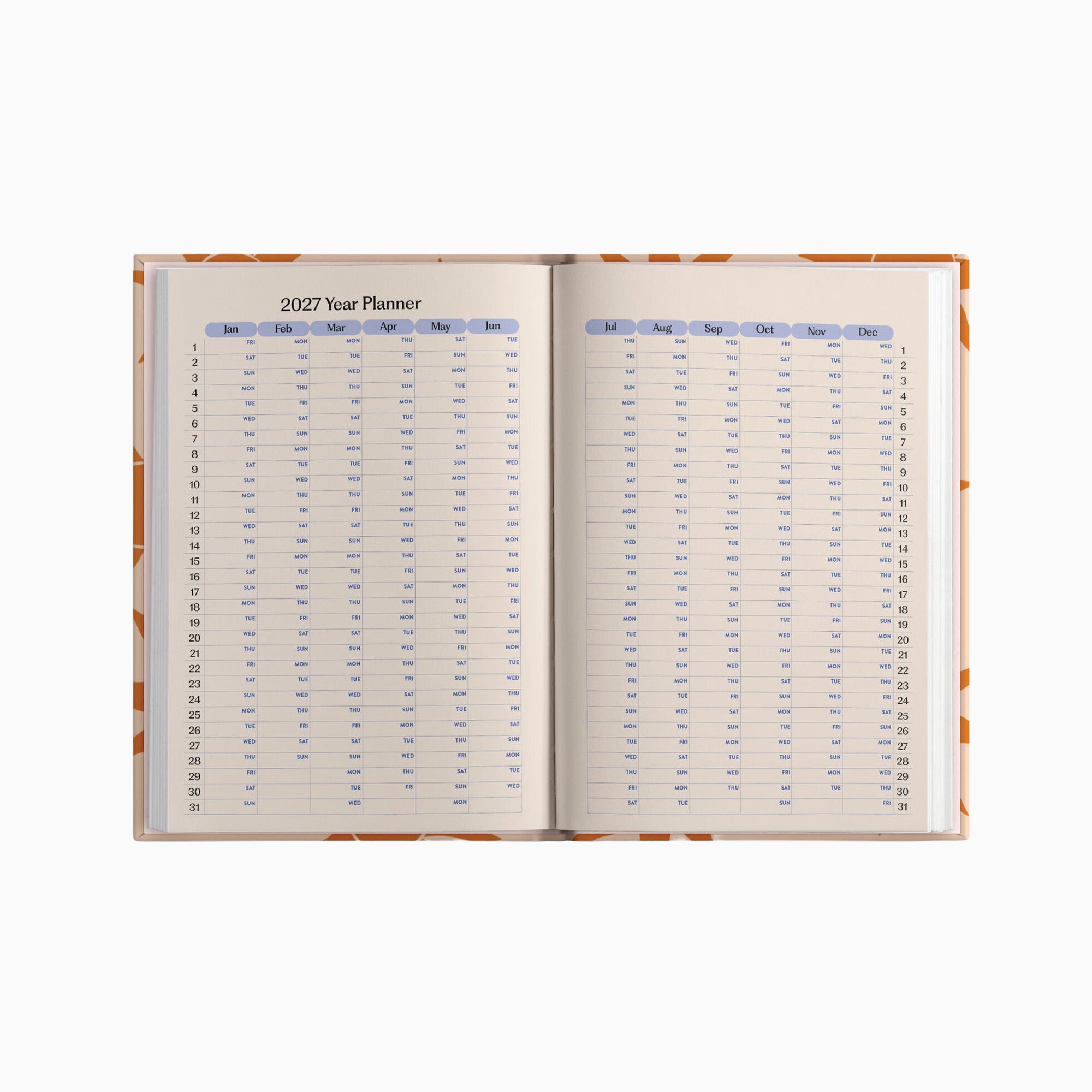 Diary-DIARY-A5-SBM - 2027 Sunbeam A5 Hardcover Diary-Good Tuesday