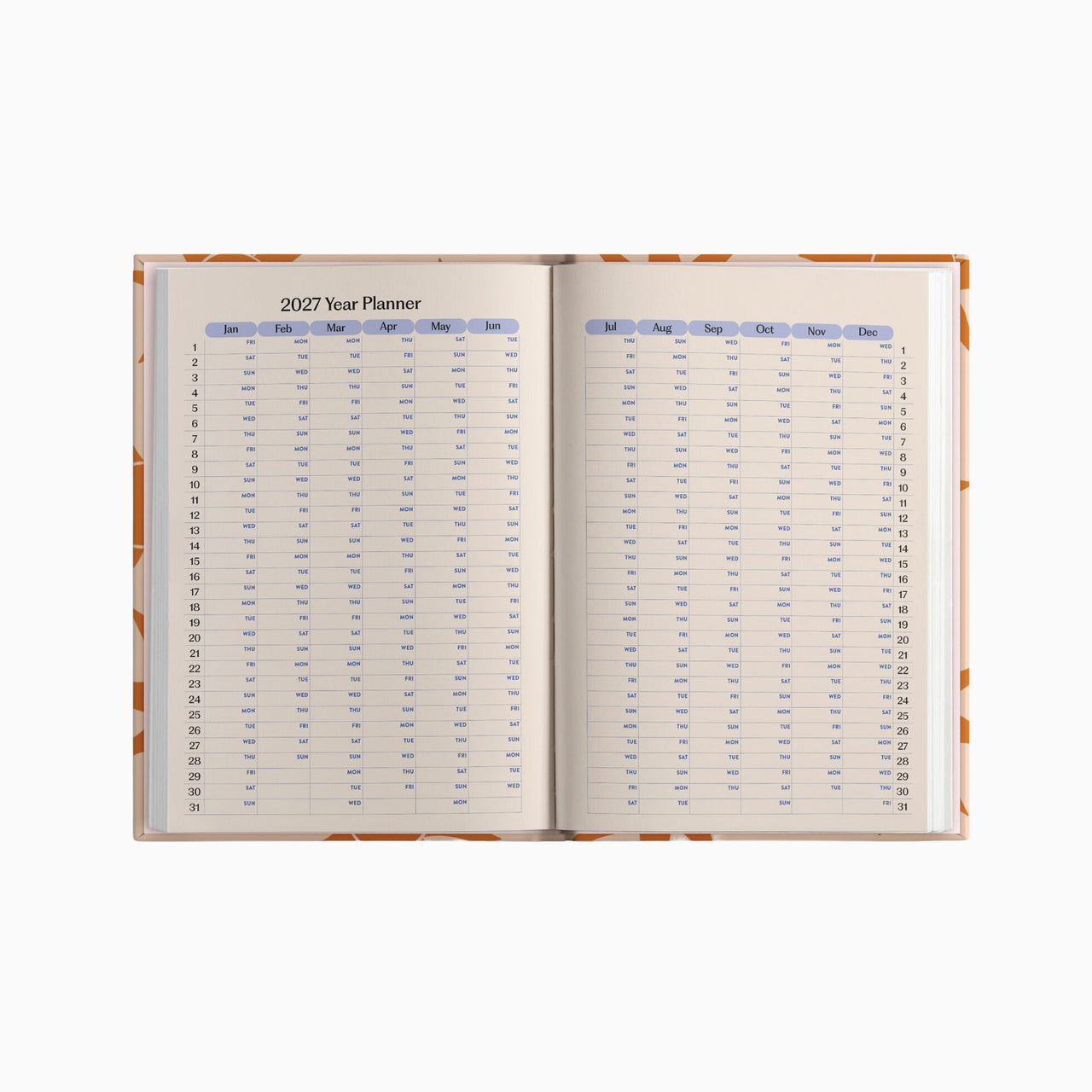 Diary-DIARY-A5-SBM - 2027 Sunbeam A5 Hardcover Diary-Good Tuesday
