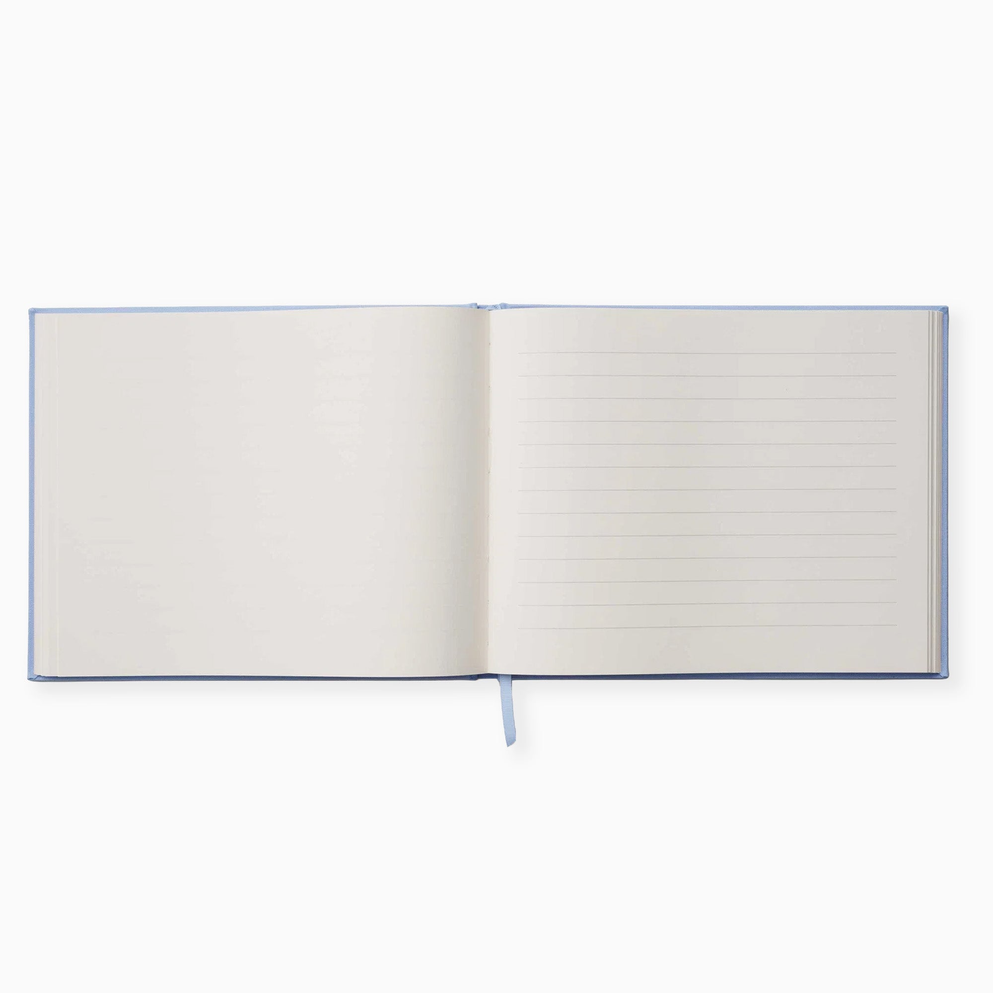JGB003 - Hydrangea Embroidered Fabric Guest Book