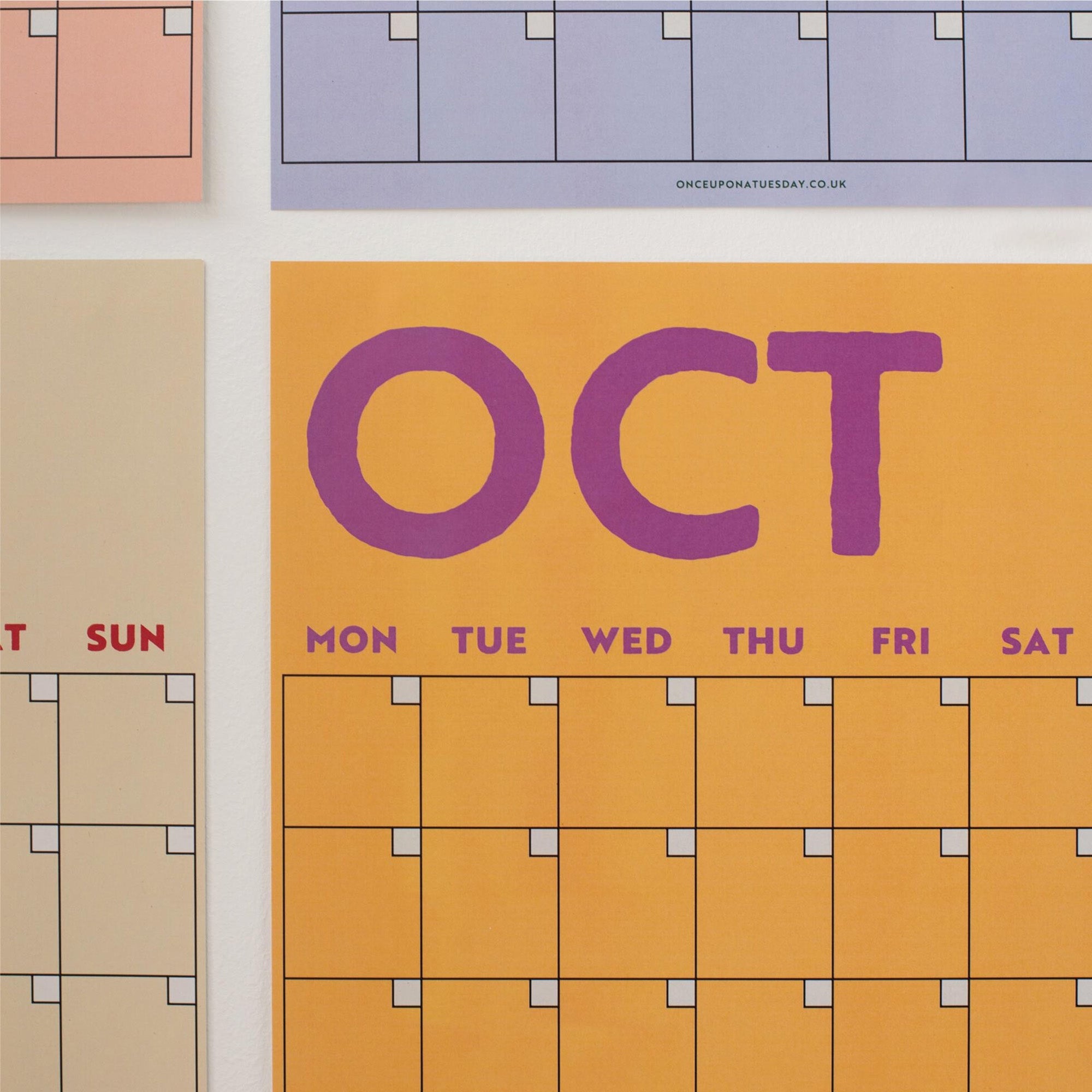 Planner-12PAGE-LRG-CBU-A3 - Colourburst Monthly A3 Planner-Good Tuesday