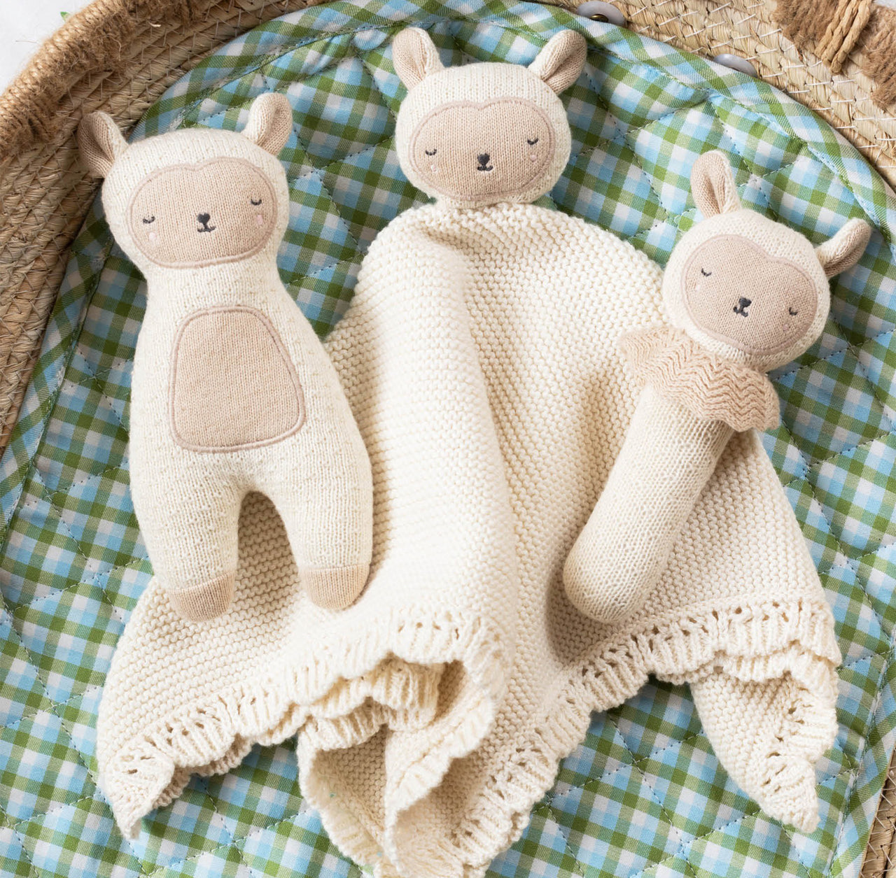 Organic Baby Muslins-CCLSHE - Sleepy Sheep Cuddle Cloth-Avery Row