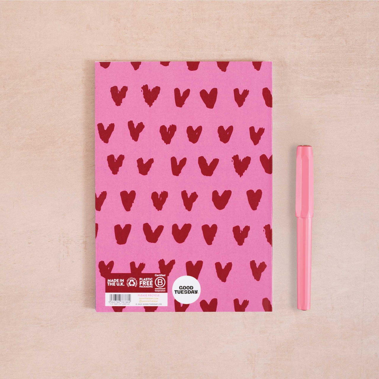 Notebook-TUE-NBK-STP-AMR-A5 - Mon Amour A5 Notebook-Good Tuesday