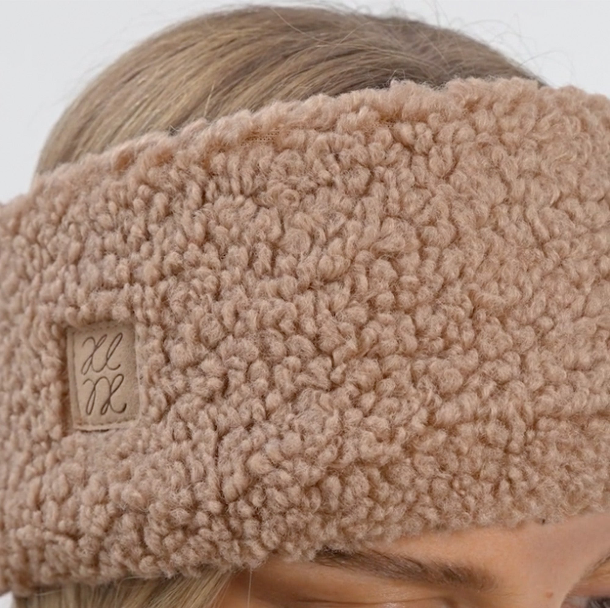 KLS874 - Borg Headband in Tan