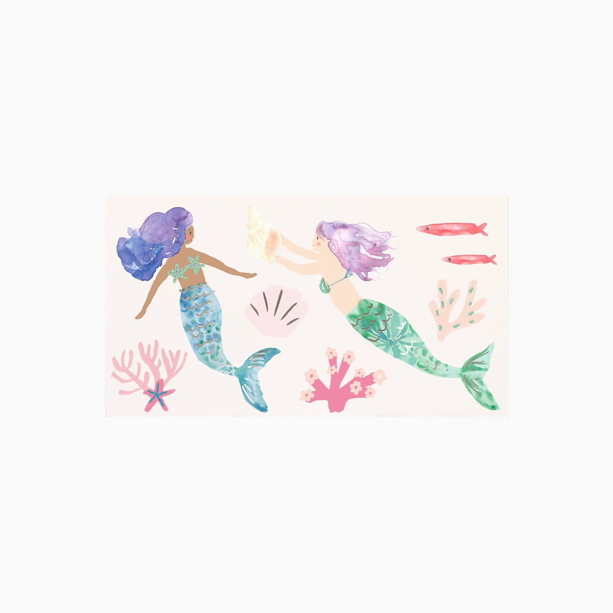 215902 - Mermaid Large Temporary Tattoos