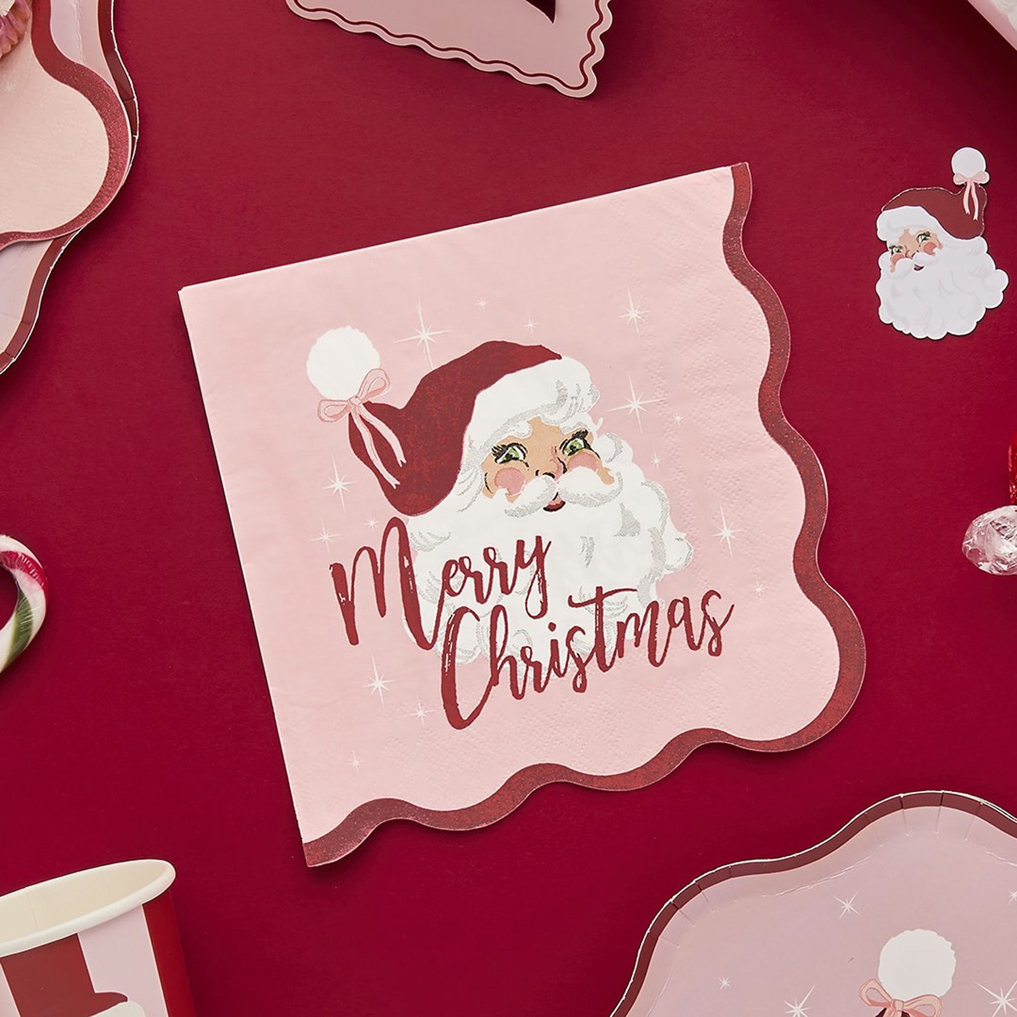 HBSB212 - Vintage Santa Paper Napkins