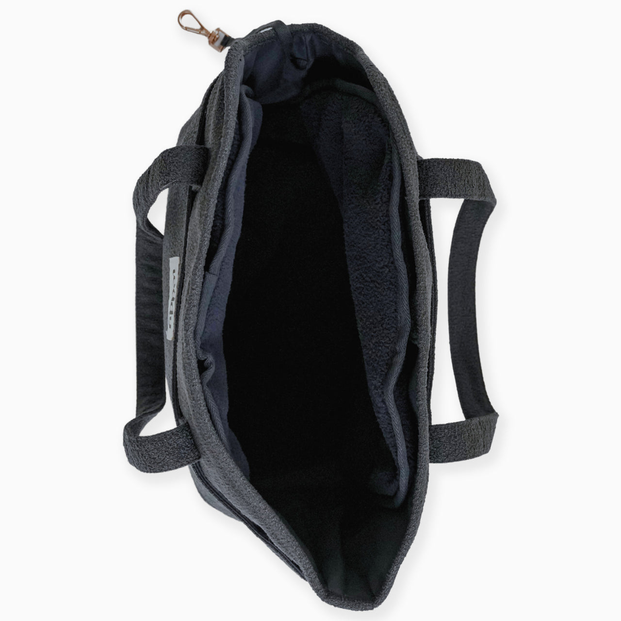 BOU-BAG-MID - The Bouclé Carrier Midnight