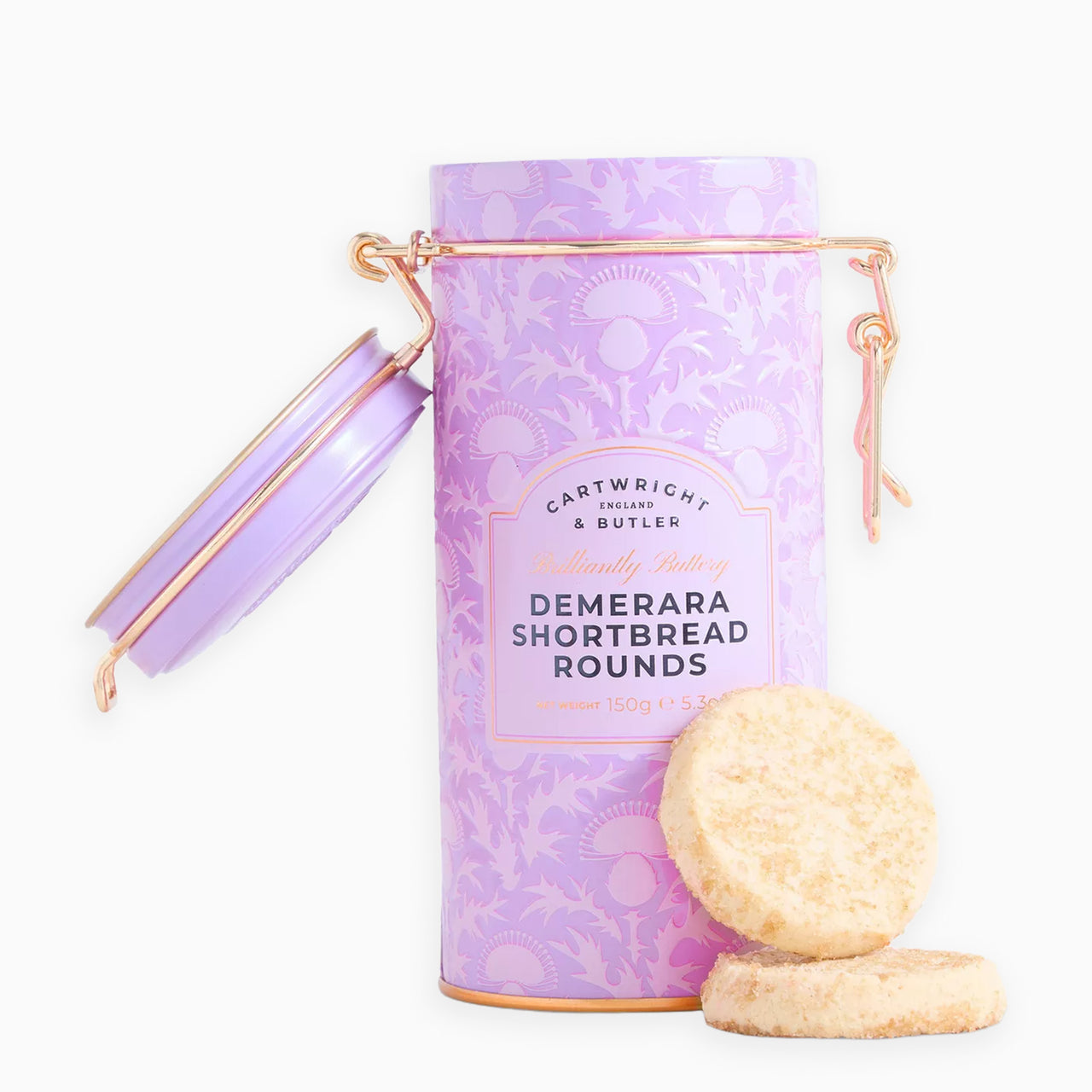 4713 - Demerara Shortbread Rounds in Tin