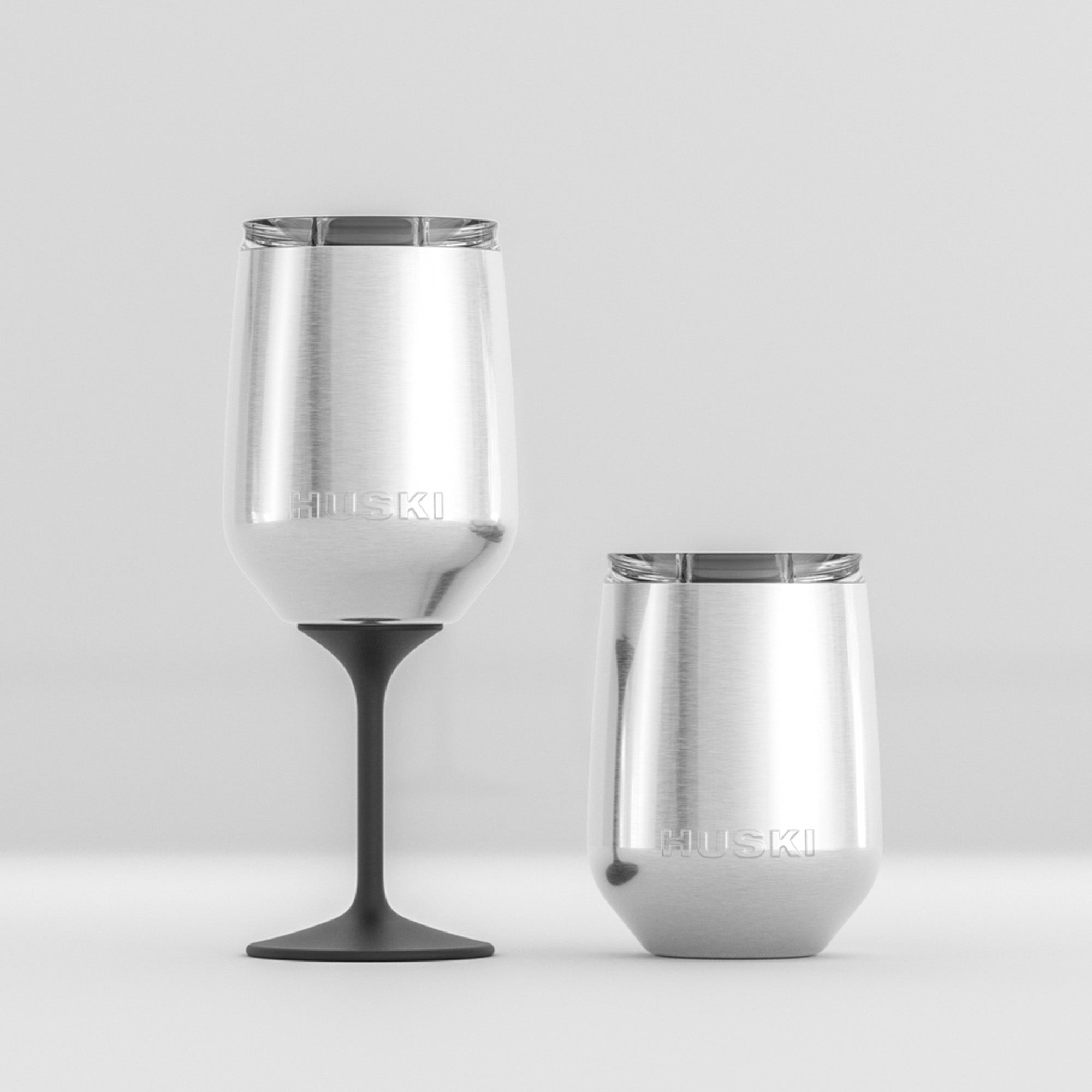 000095 - Huski Wine Tumbler 2.0 Brushed Stainless