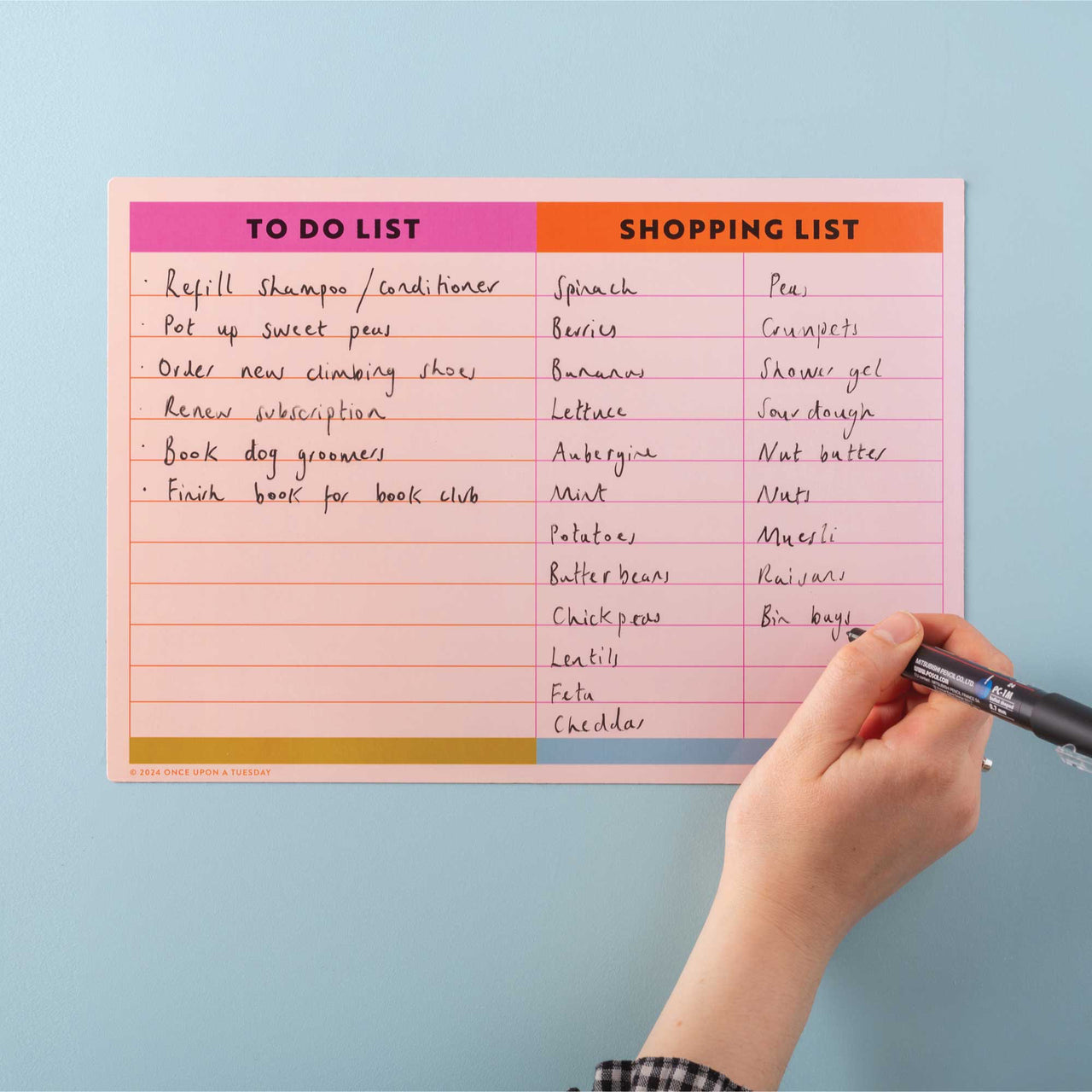 Planner-MFP-WKL-SCL-A4 - Magnetic Shopping List Planner-Good Tuesday