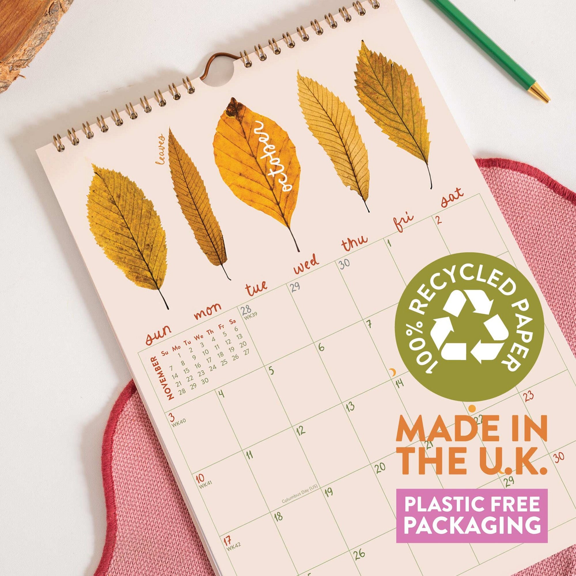 Calendar-CAL-A4-GBT-S - Garden Botanicals A4 2027 Calendar-Good Tuesday