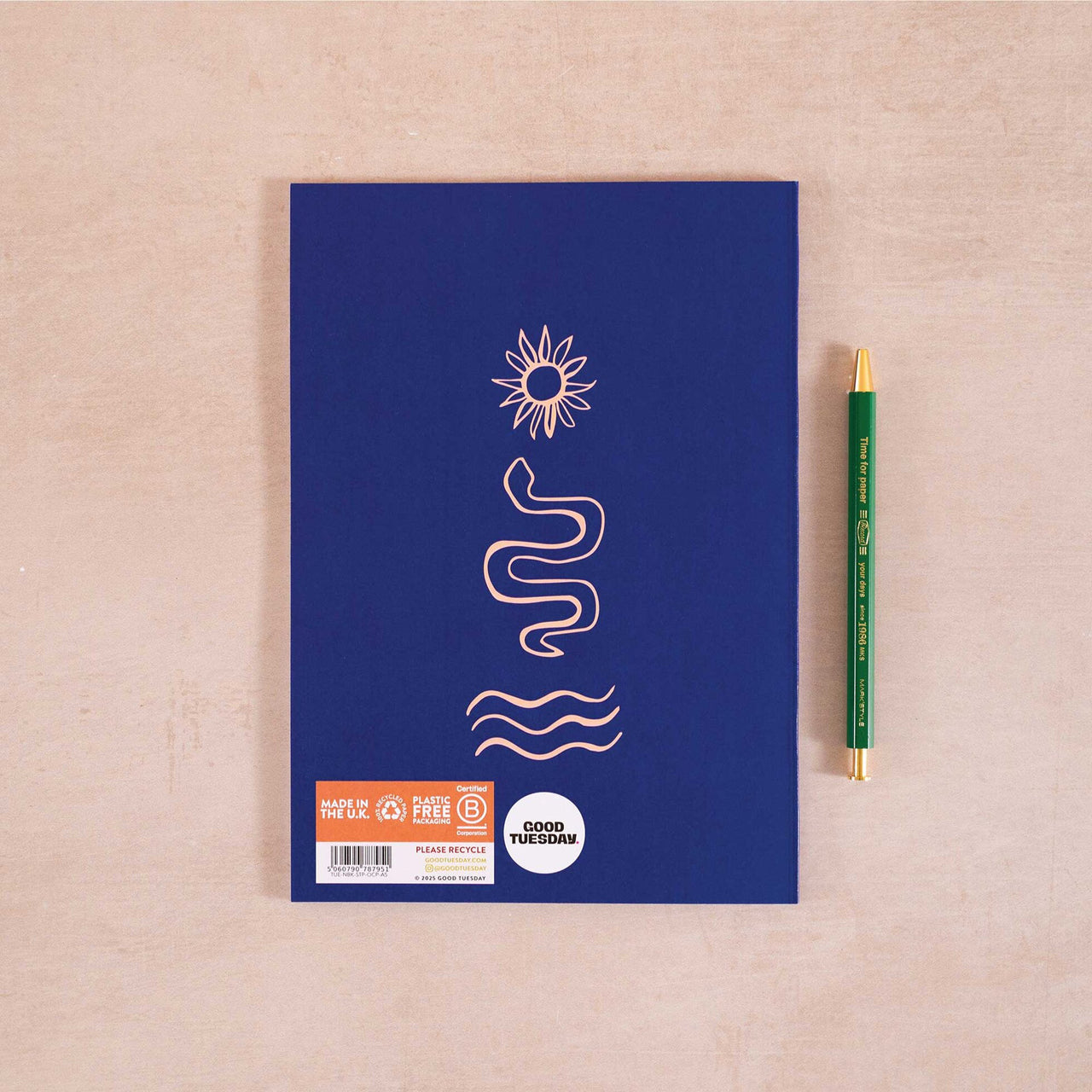 Notebook-TUE-NBK-STP-OCP-A5 - A5 Ocean Paradise Notebook-Good Tuesday