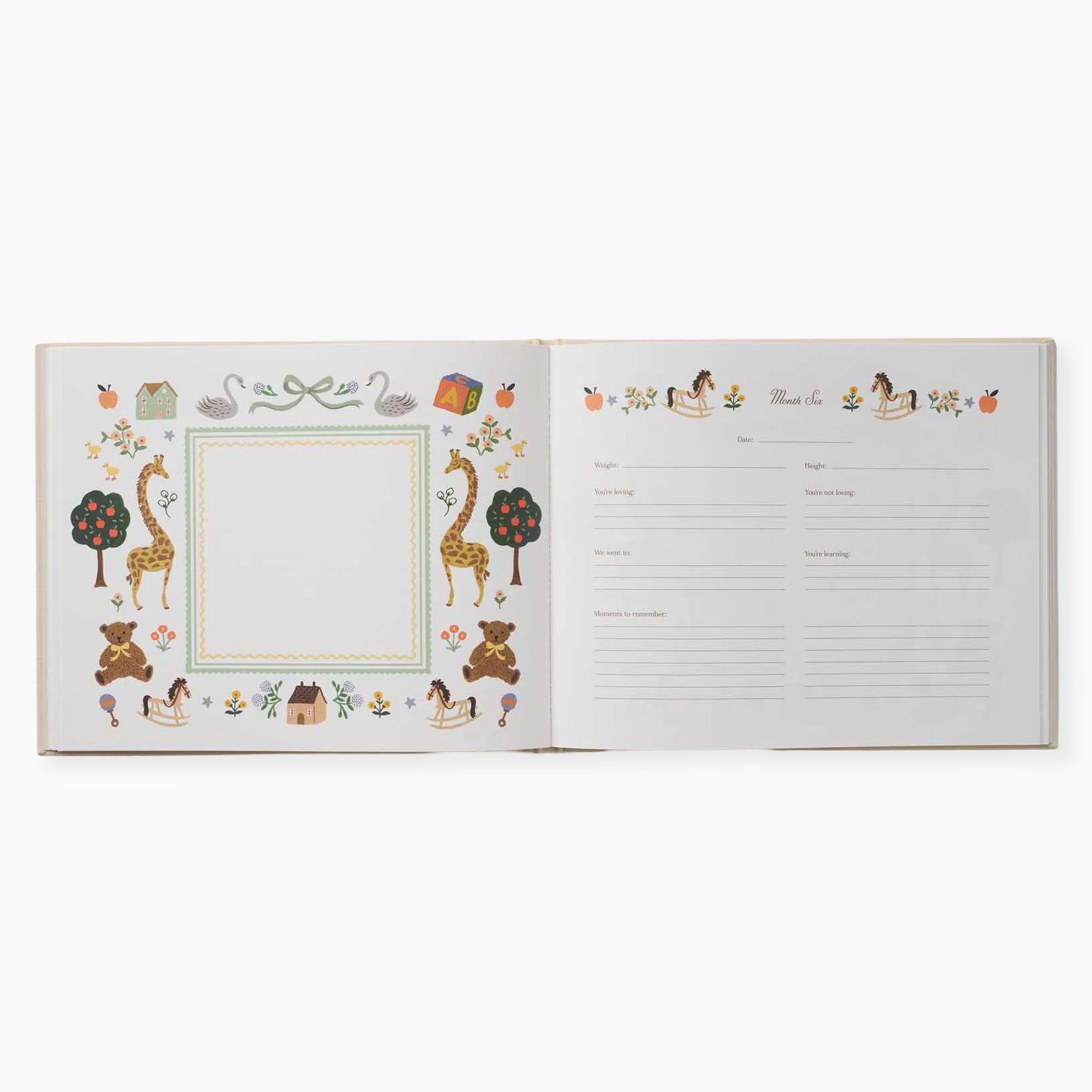 JBB001 - Storybook Embroidered Baby Book