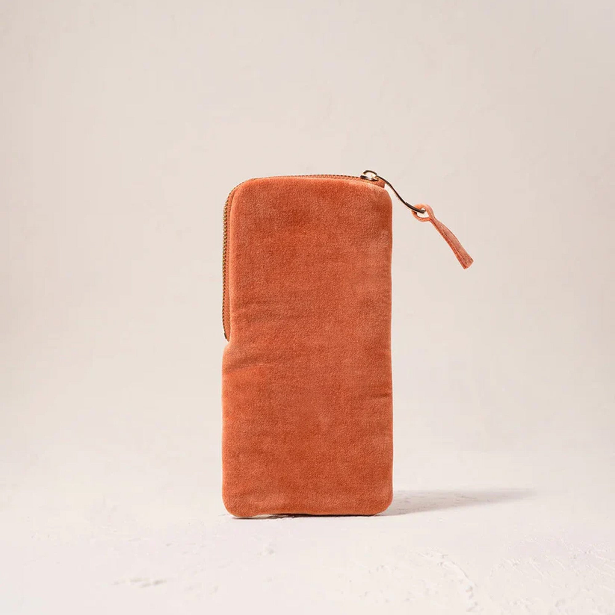 83963 - Sun Goddess Rust Velvet Glasses Case