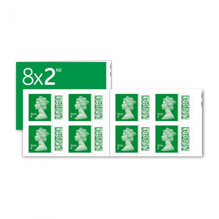 Stamp-STAMP2ND - 2nd Class Stamp x 8 Book-Whistlefish