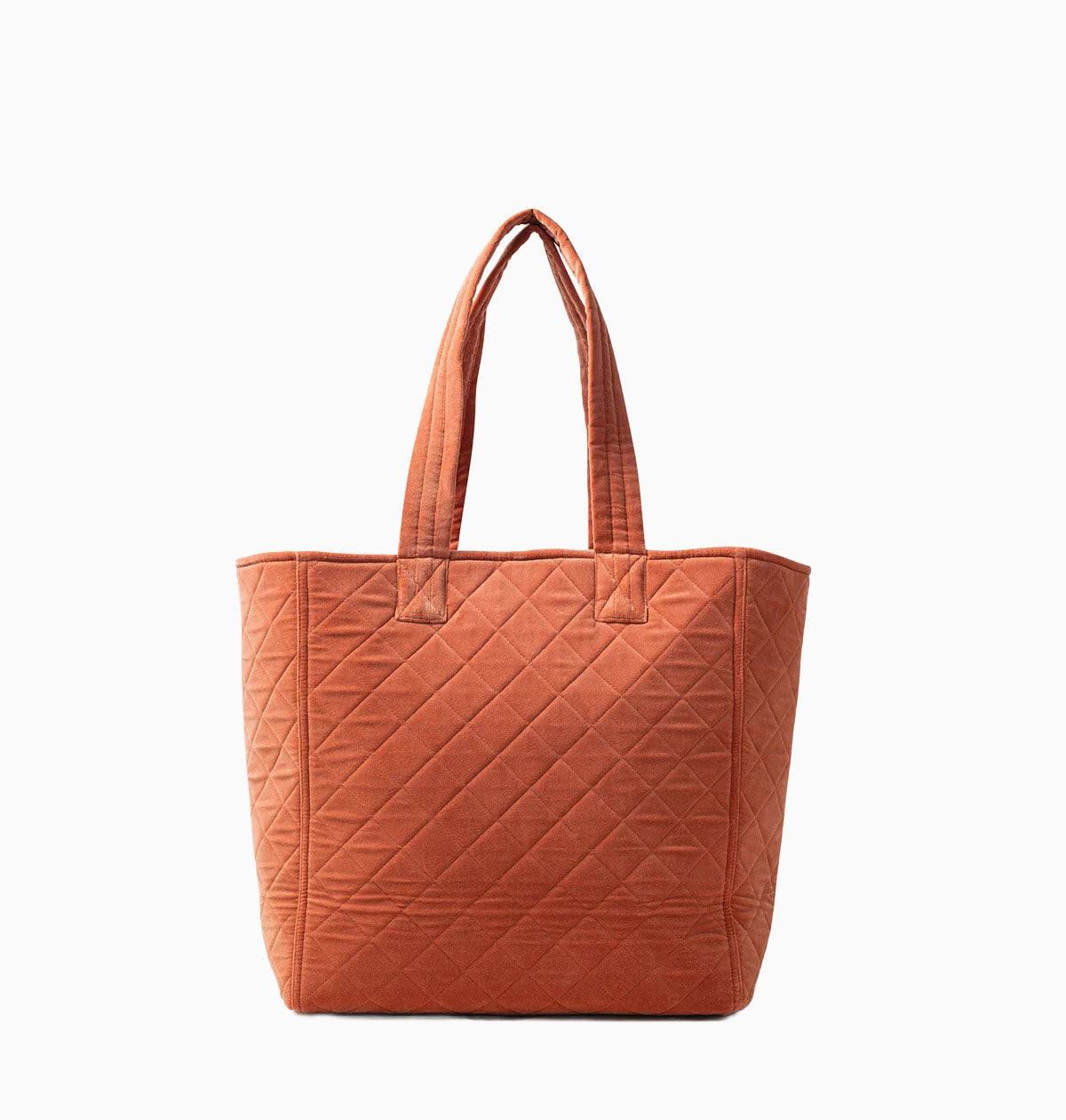 Velvet Tote-85363 - Sun Goddess Rust Velvet Tote-Elizabeth Scarlett