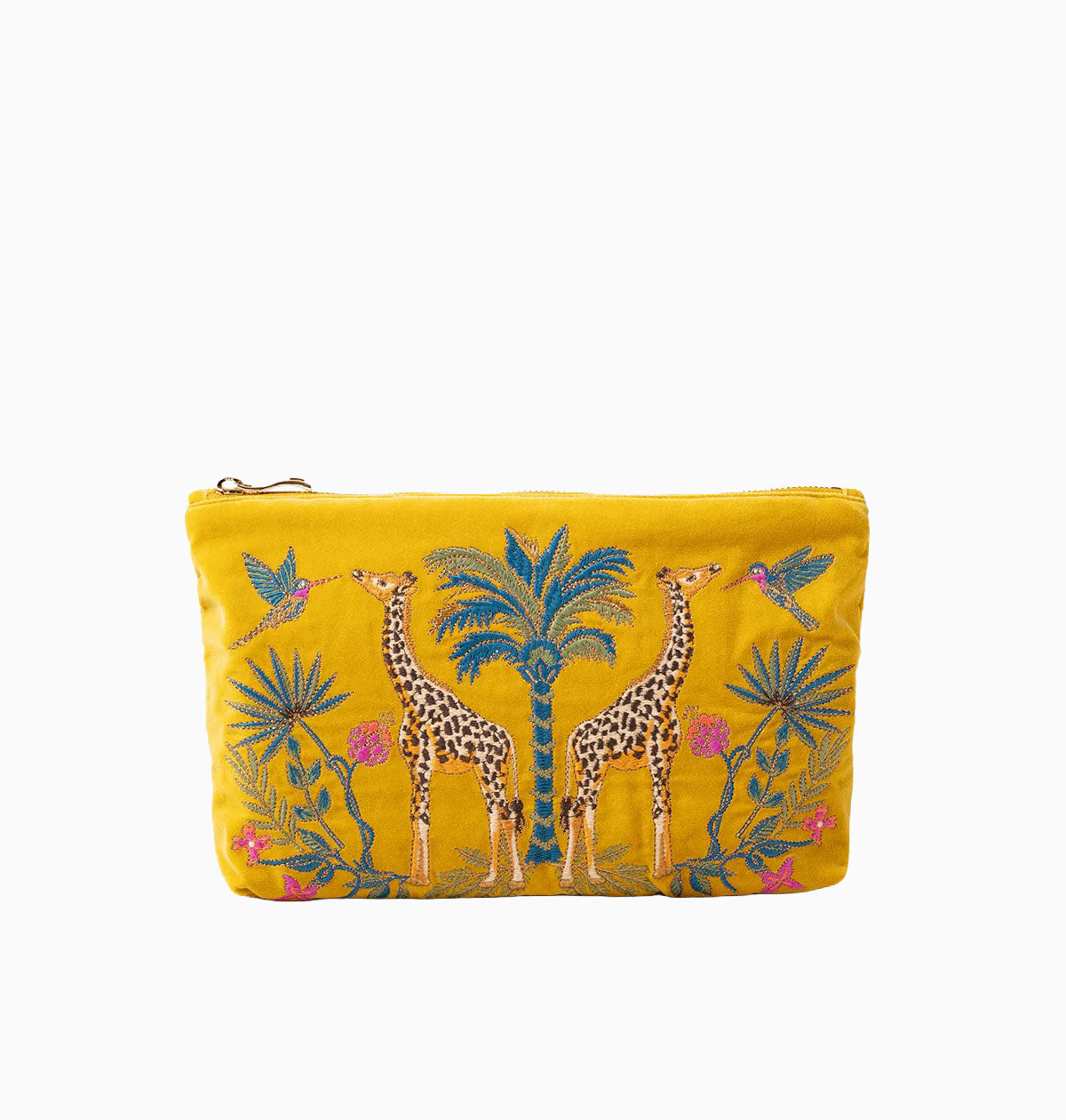 Pouch-97557 - Wild Giraffe Palm Everyday Pouch-Elizabeth Scarlett