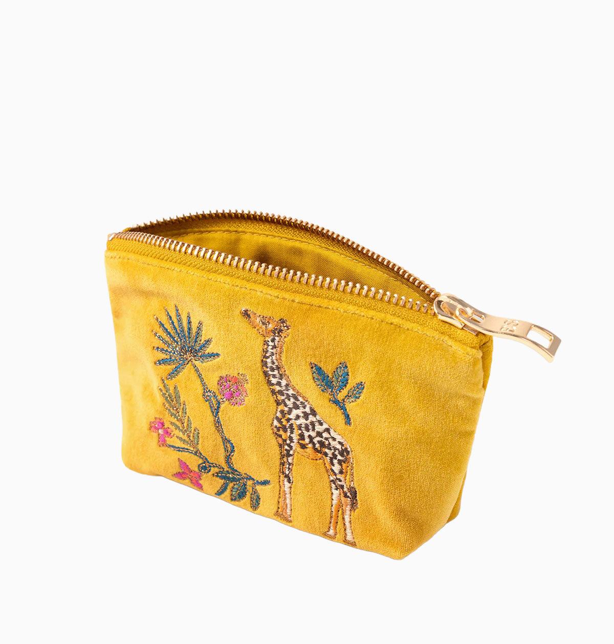 Coin Purse-97595 - Wild Giraffe Palm Coin Purse-Elizabeth Scarlett