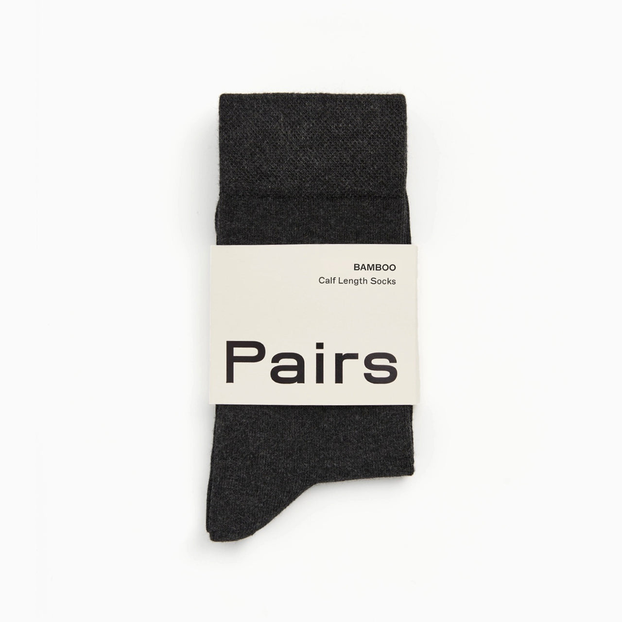 Socks-BAMCHARL25 - Storm Grey Large Bamboo Socks-Pairs Socks