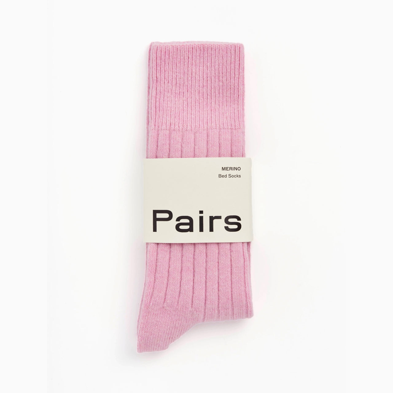 Socks-BEDWOLCANDS25 - Sugar Pink Small Merino Bed Socks-Pairs Socks