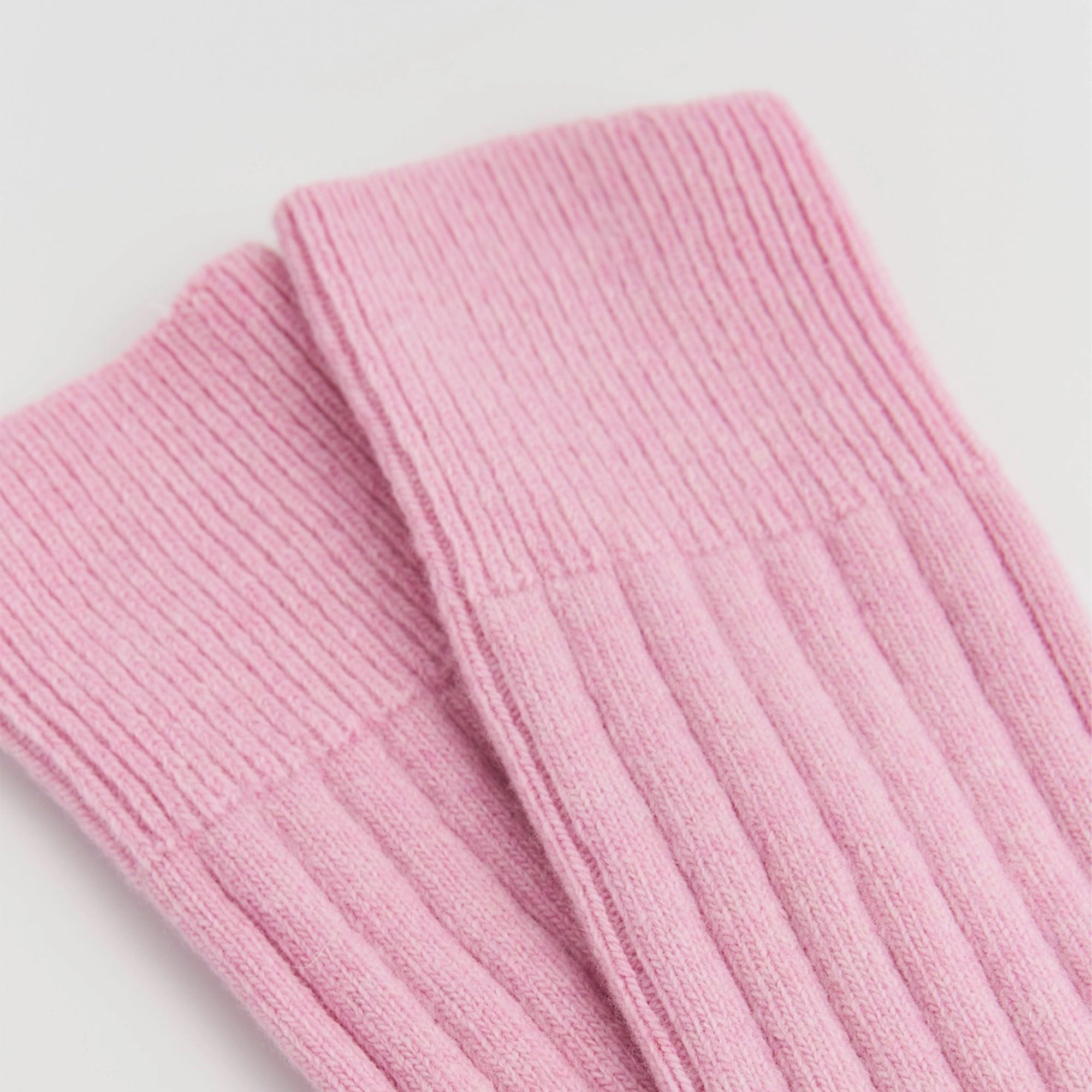 Socks-BEDWOLCANDS25 - Sugar Pink Small Merino Bed Socks-Pairs Socks