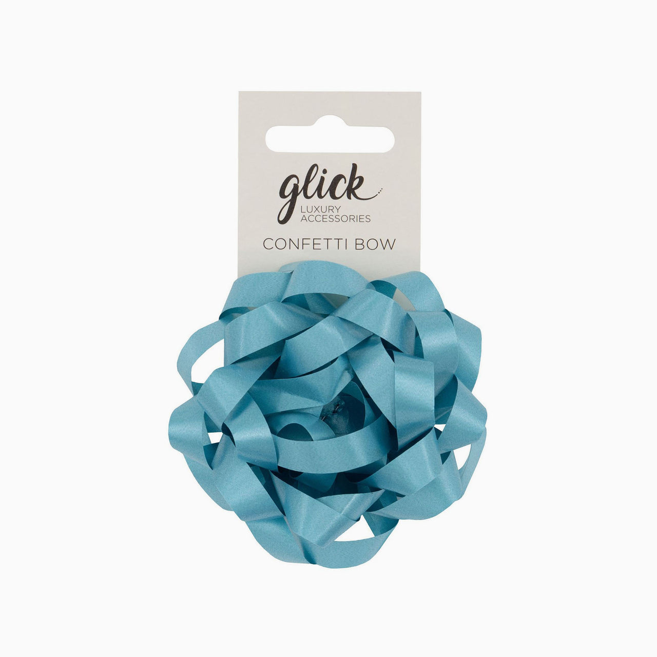 Bow-BF09G - Aqua Confetti Bow-Glick