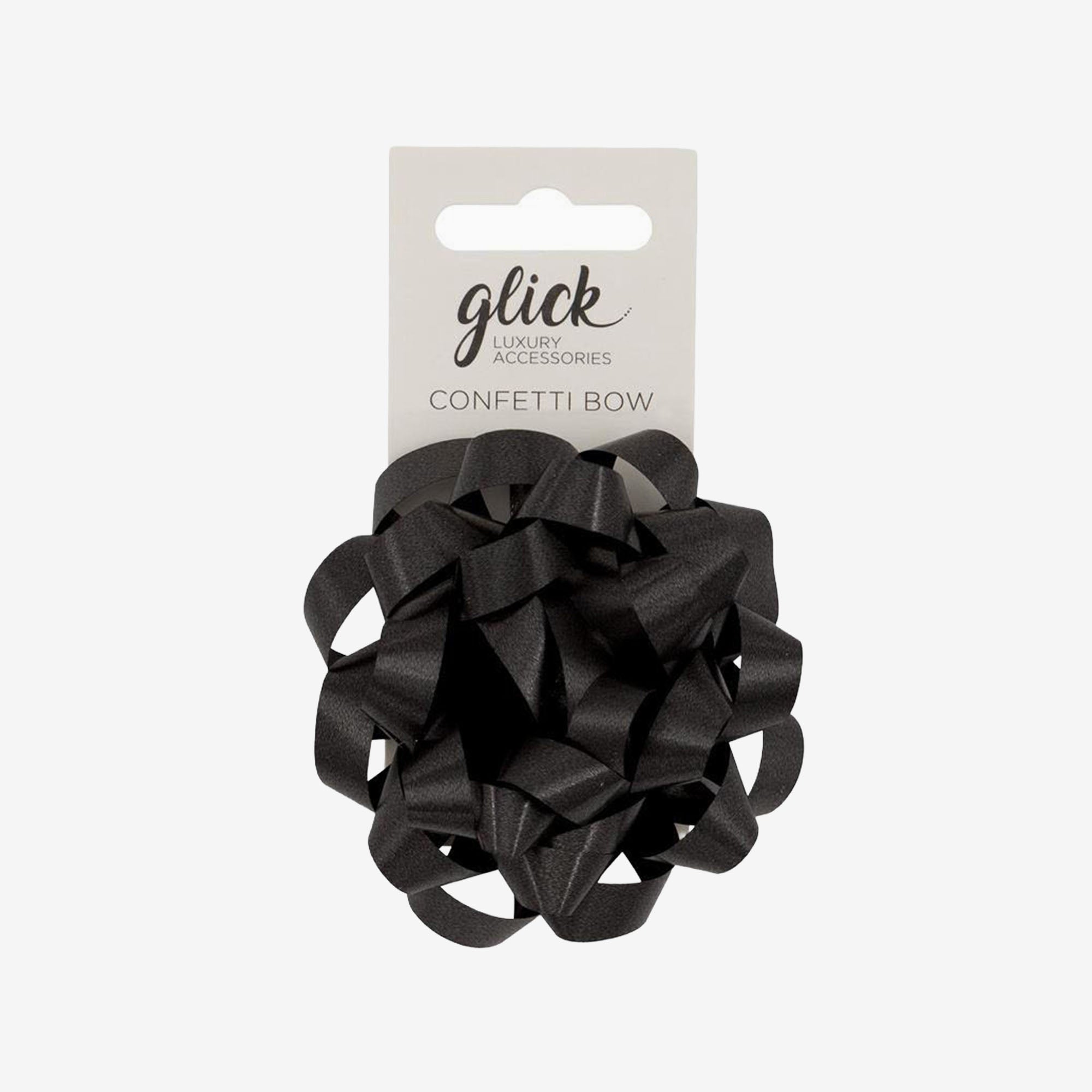 Bow-BF12G - Black Confetti Bow-Glick