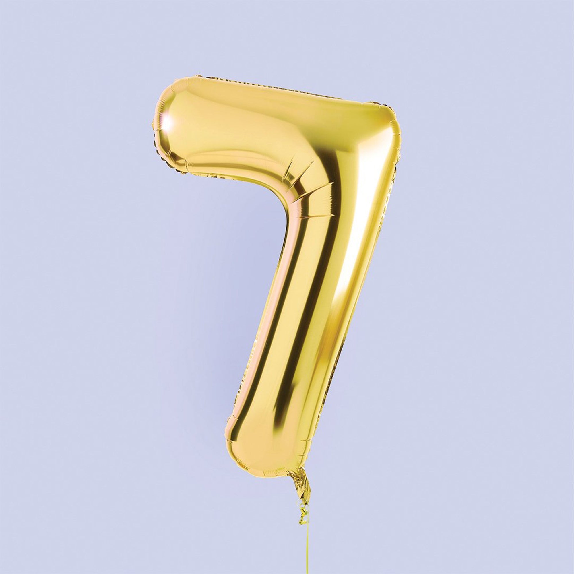 Balloons-HBNB107 - Gold Number 7 Foil 34" Balloon-Hootyballoo