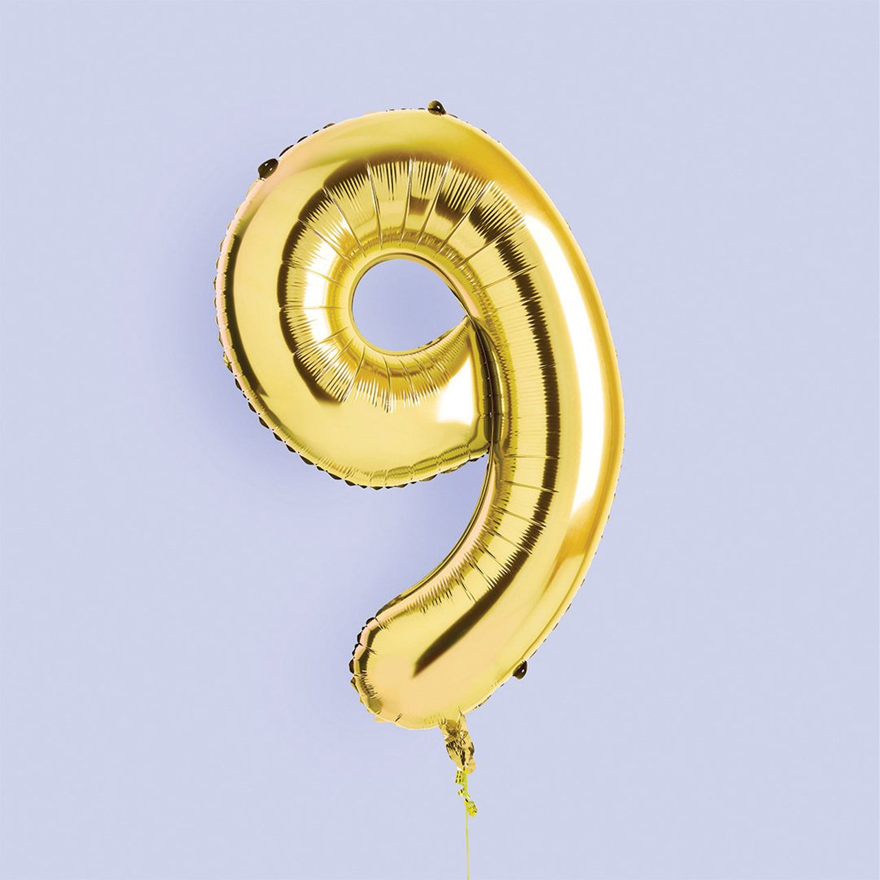 Balloons-HBNB109 - Gold Number 9 Foil 34" Balloon-Hootyballoo