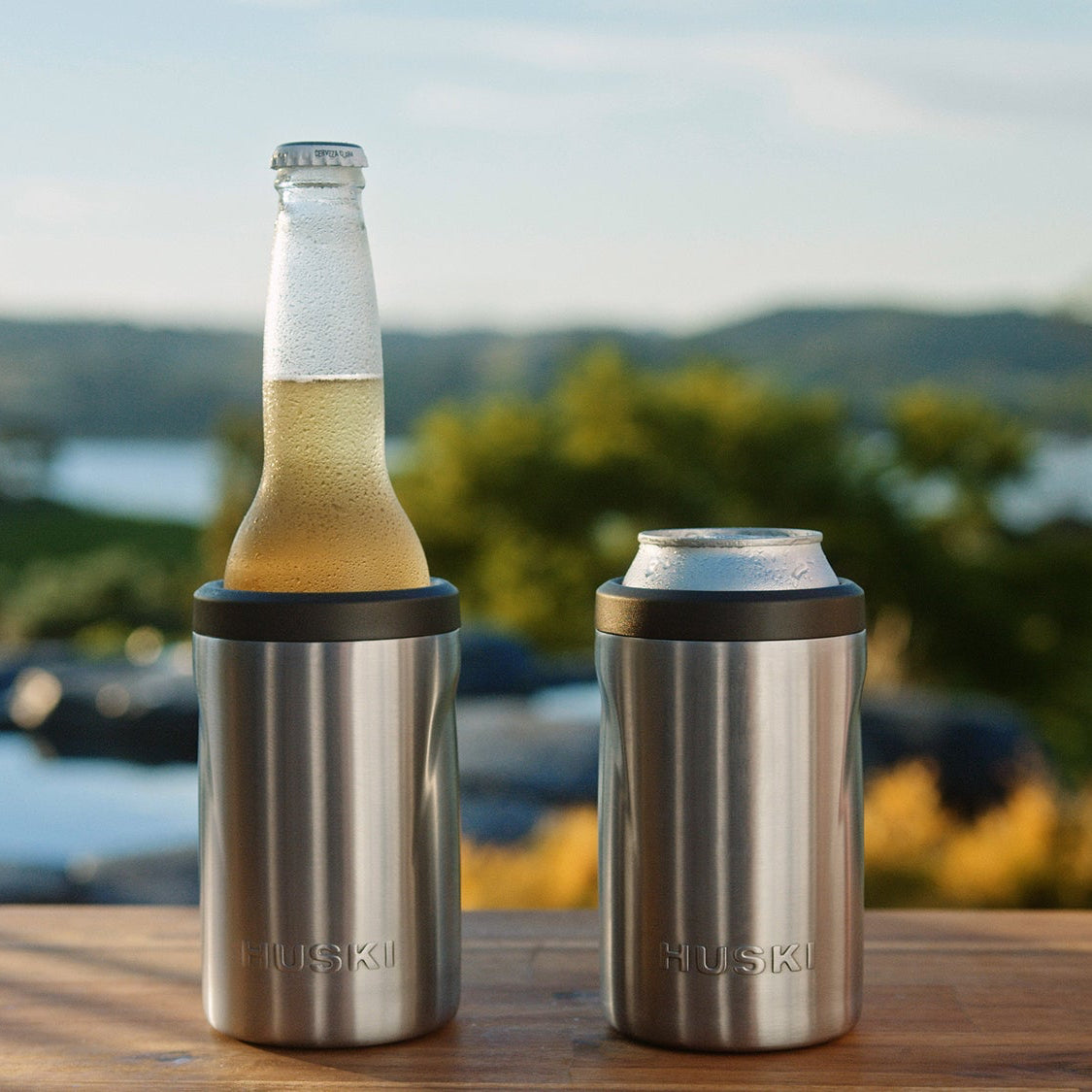 Drink Cooler-000035 - Huski Beer Cooler 2.0 Brushed Stainless-Huski