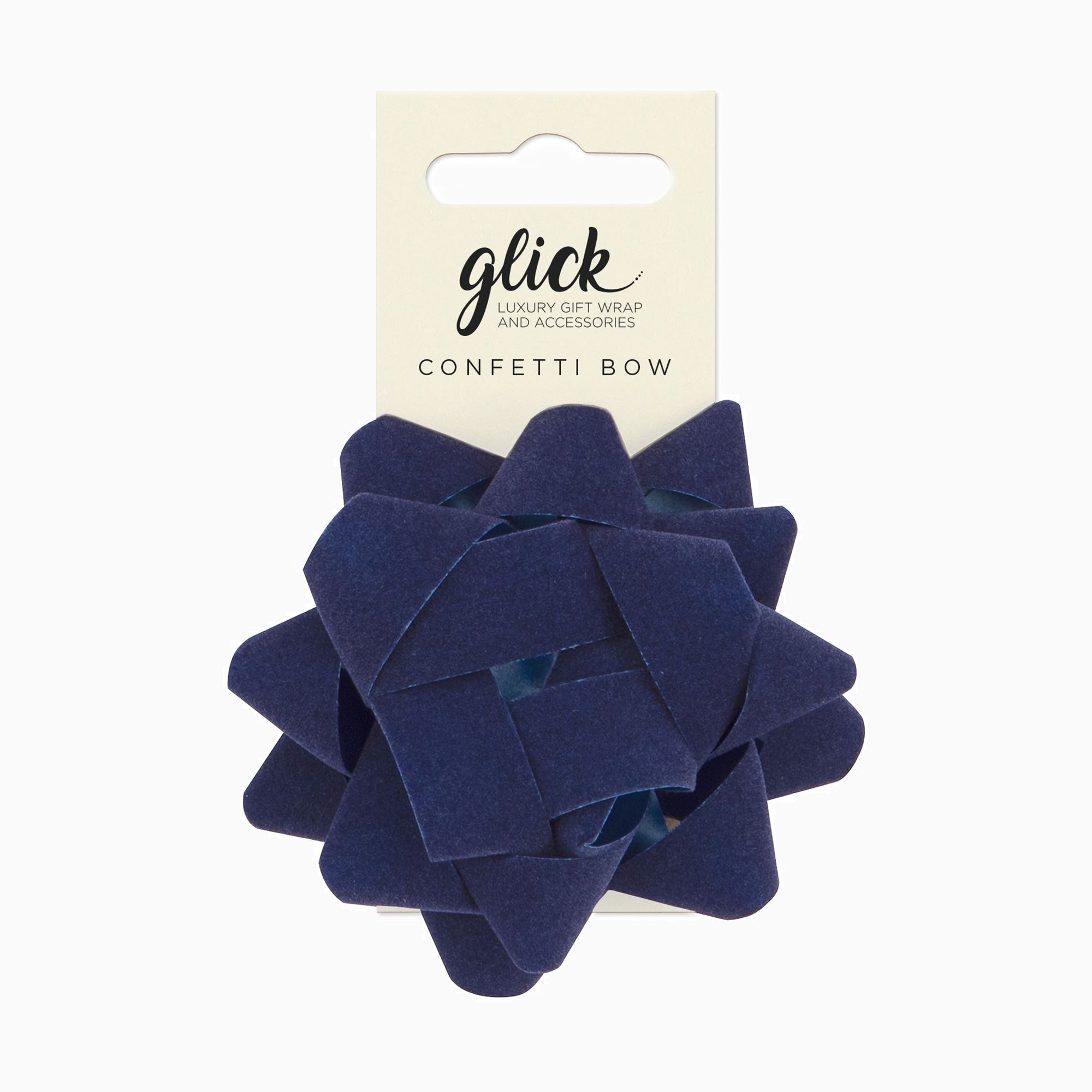 Bow-BV19 - Velvet Navy Gift Bow-Glick