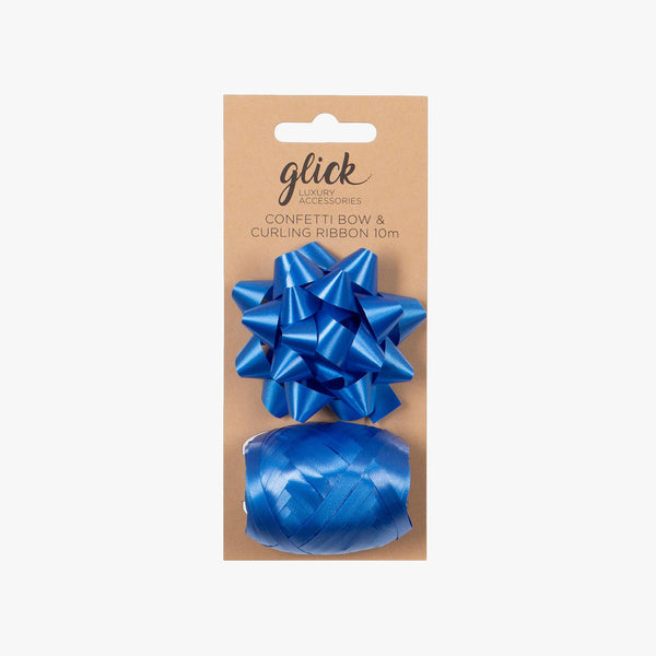 Bow & Ribbon-BK26 - Indigo Blue Bow & Ribbon Multipack-Glick