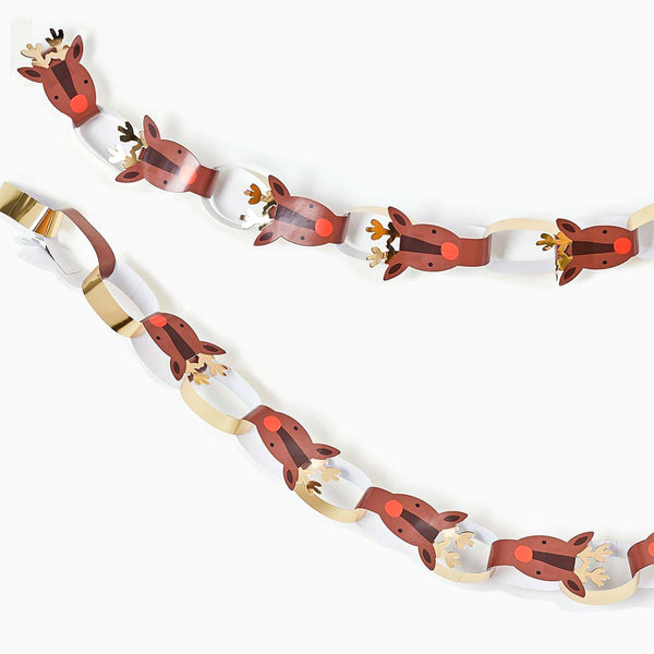 Bunting-HBMC102 - Reindeer Paper Chains-Hootyballoo