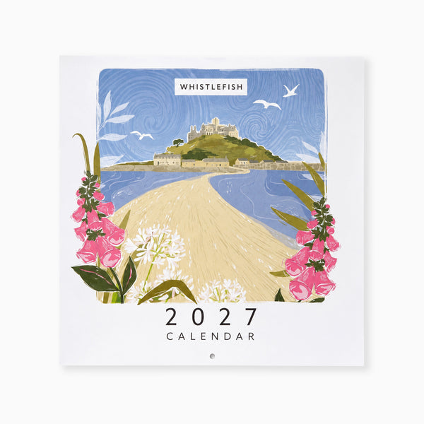 Cornish Linos Calendar Square - Whistlefish