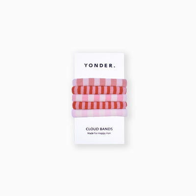 Hair Accessory-CB MIX 3 - 5 - Skinny Cloud Bands Rose Pink-Yonder