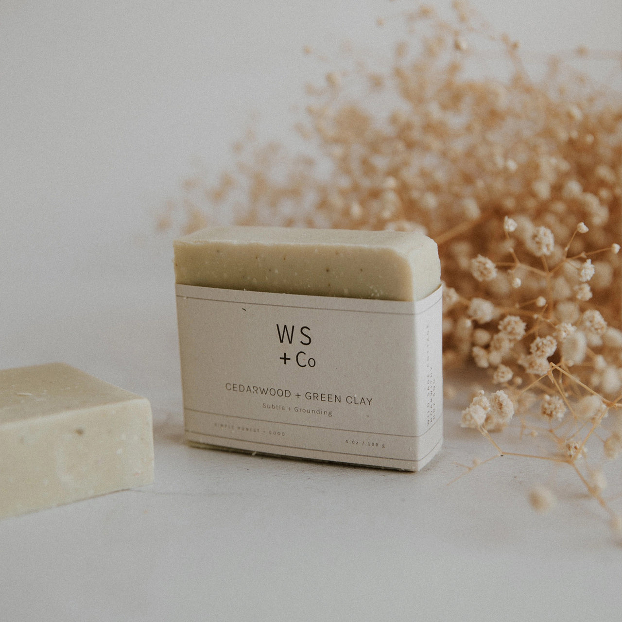 Soap-CGSoap100 - Cedarwood + Green Clay Soap-Wild Sage & Co