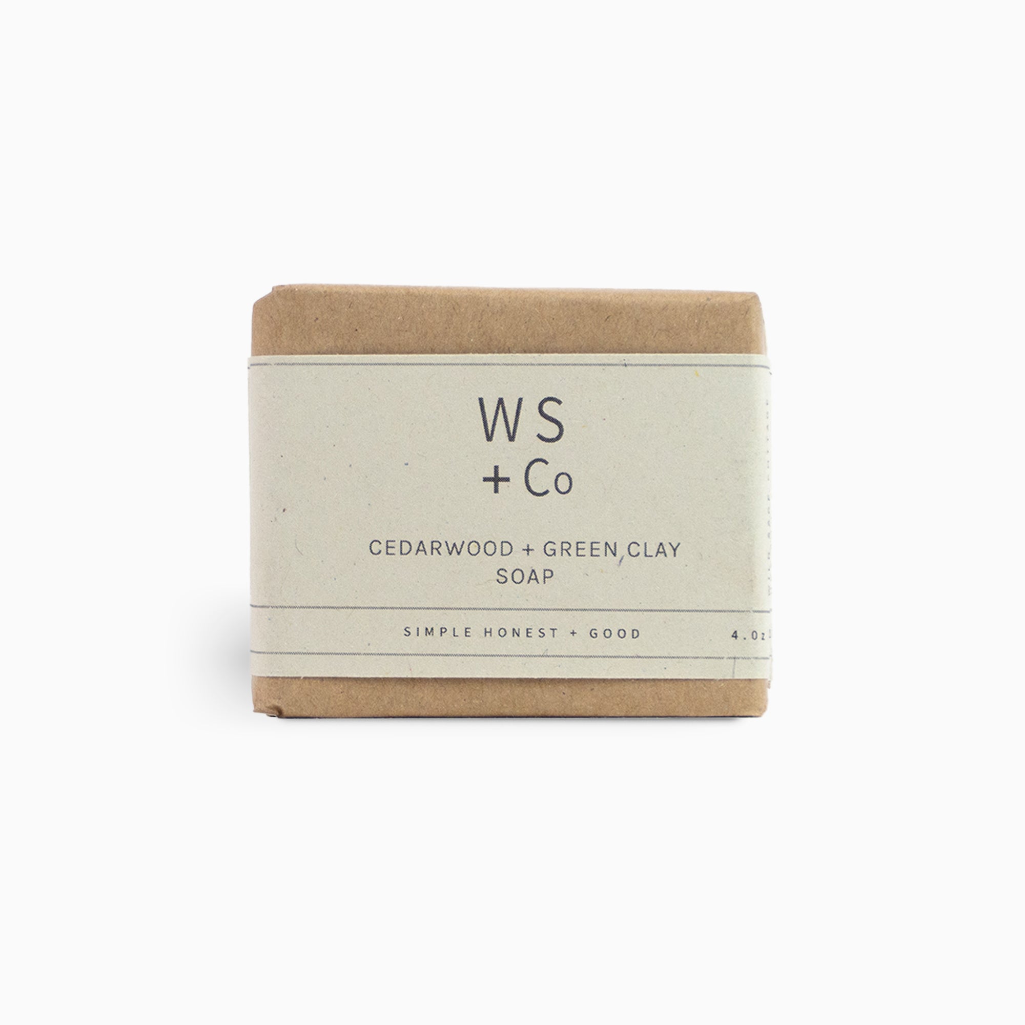 Soap-CGSoap100 - Cedarwood + Green Clay Soap-Wild Sage & Co