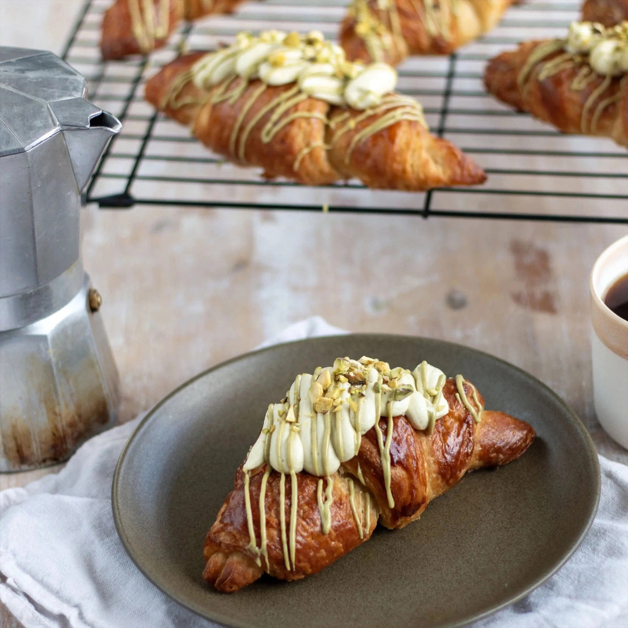 Baking Kit-CROS1 - Make Your Own Pistachio Croissant Kit-Honeywell Bakes