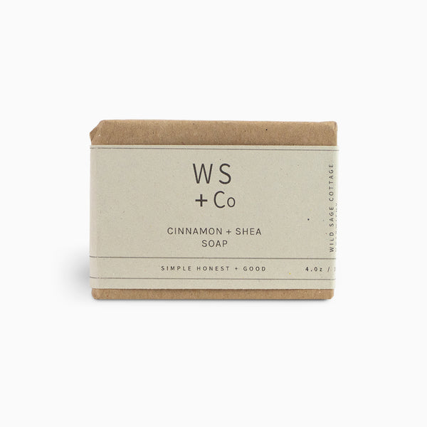 Soap-CSsoap100 - Cinnamon + Shea Soap-Wild Sage & Co