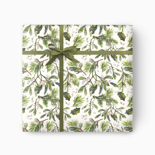 CWP006 - Mistletoe Bliss Christmas Wrapping Paper