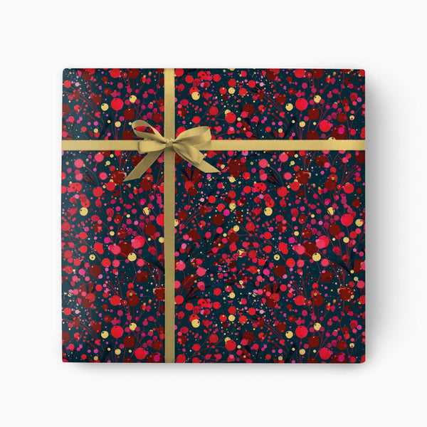 CWP008 - Bursting Berry Christmas Wrapping Paper