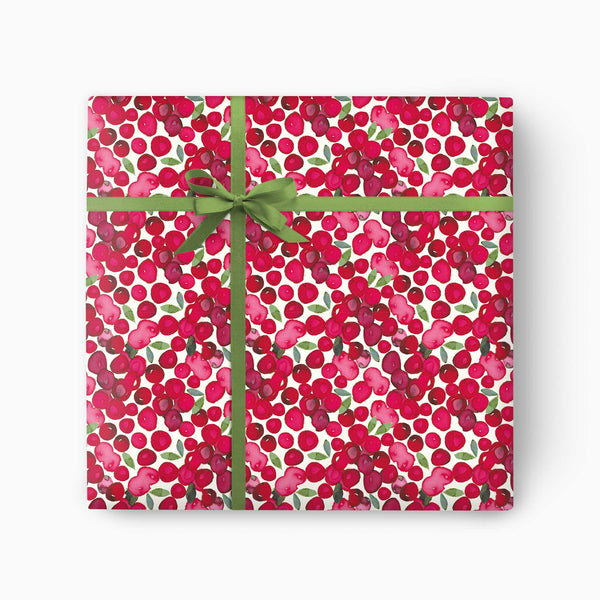 CWP009 - Red Berries Christmas Wrapping Paper