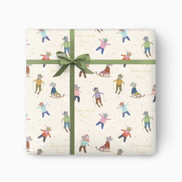 CWP014 - Mini Mice Christmas Wrapping Paper