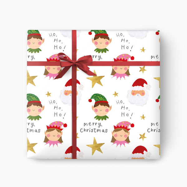 CWP015 - Elf Christmas Wrapping Paper