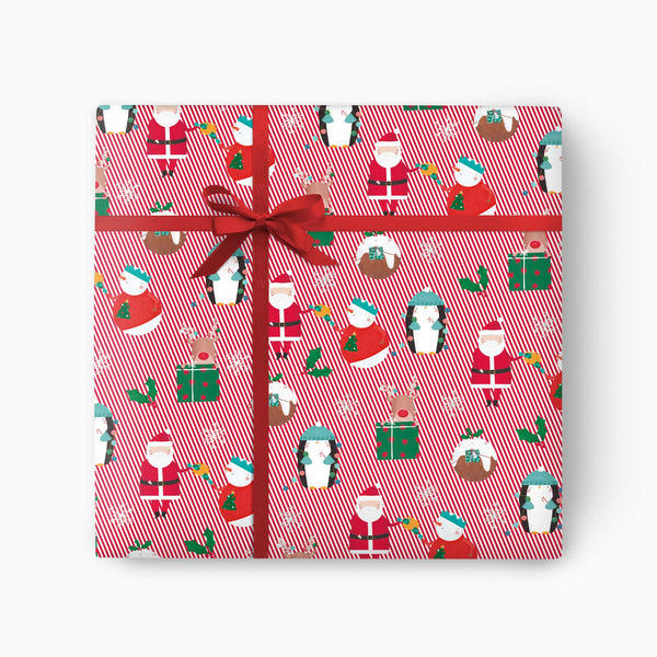 CWP030 - Candy Characters Christmas Wrapping Paper