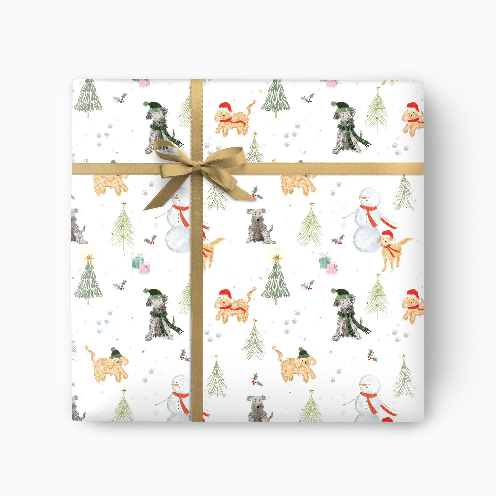 CWP077 - Scruffy & Co Christmas Wrapping Paper