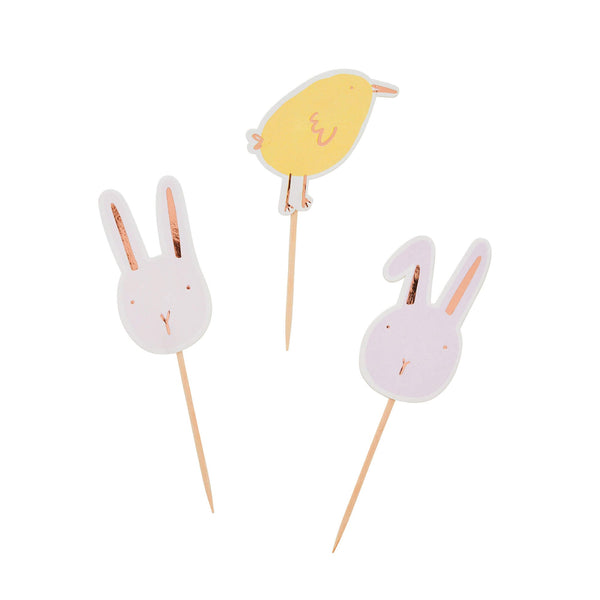 Cake Toppers - HBHE102 - Easter Cake Toppers - Easter Cake Picks - Party Supplies - Whistlefish