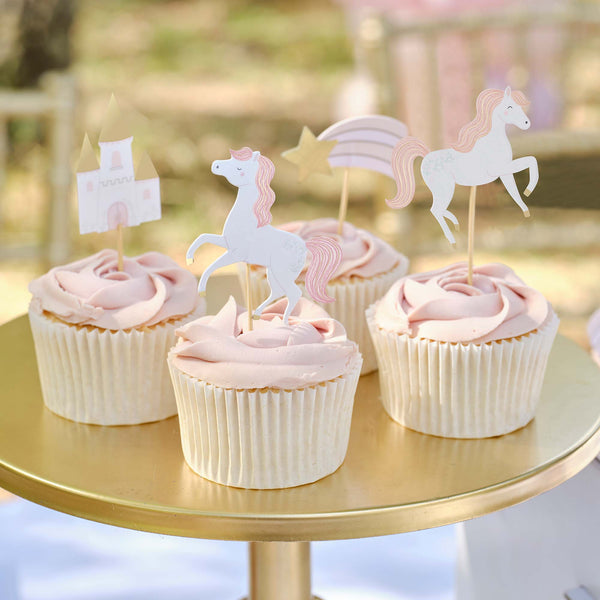 Cake Topper-PC-106 - Princess Cupcake Toppers-Whistlefish