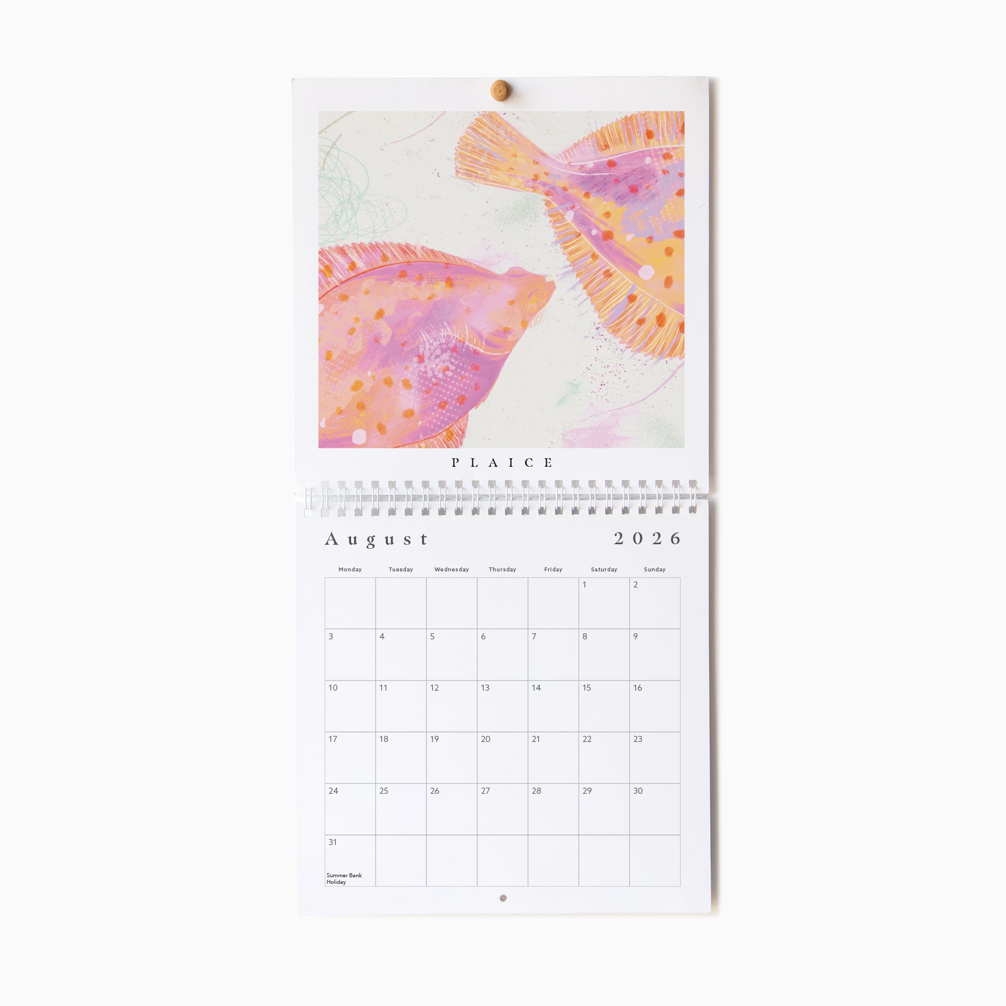 Calendar-WF2601CA - Seagrass 2026 Calendar-Whistlefish