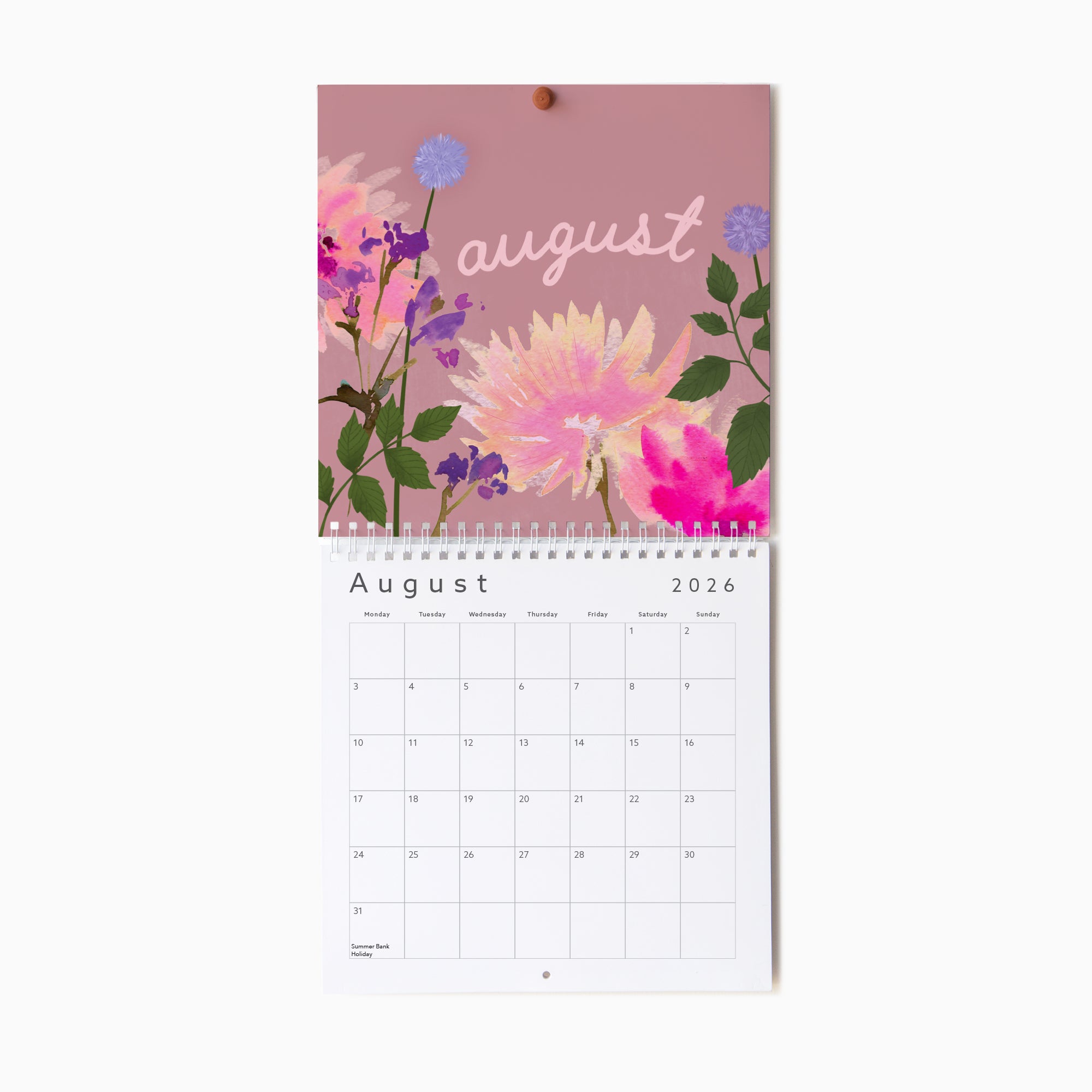 Calendar-WF2603CA - Funky Florals 2026 Calendar-Whistlefish